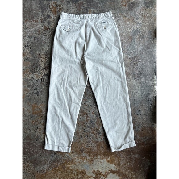 POLO RALPH LAUREN Hammond Double Pleated Vintage Chino Trousers Beige W38 L31 - Picture 6 of 6